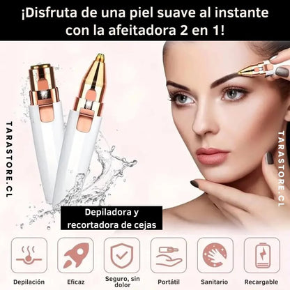 Depilador Facial En Forma De Pintalabios - Luxivoa